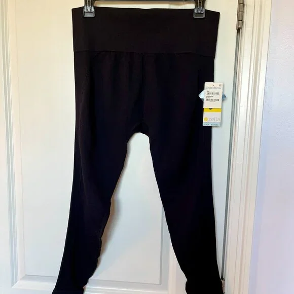 ZELLA High Waist Leggings Yoga + Studio w banded ankle New w Tags - Picture 1 of 13
